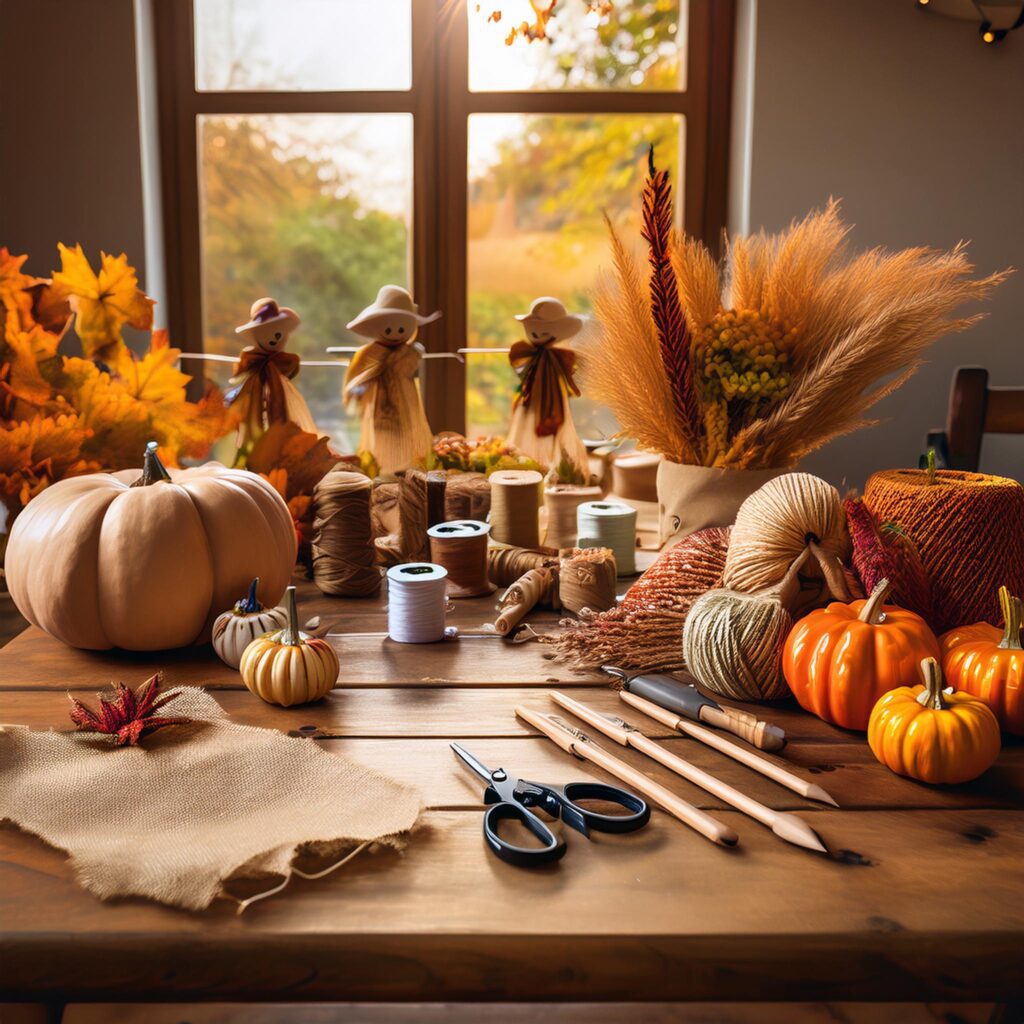 how to make DIY Charming Scarecrow Craft for Fall Decorating!