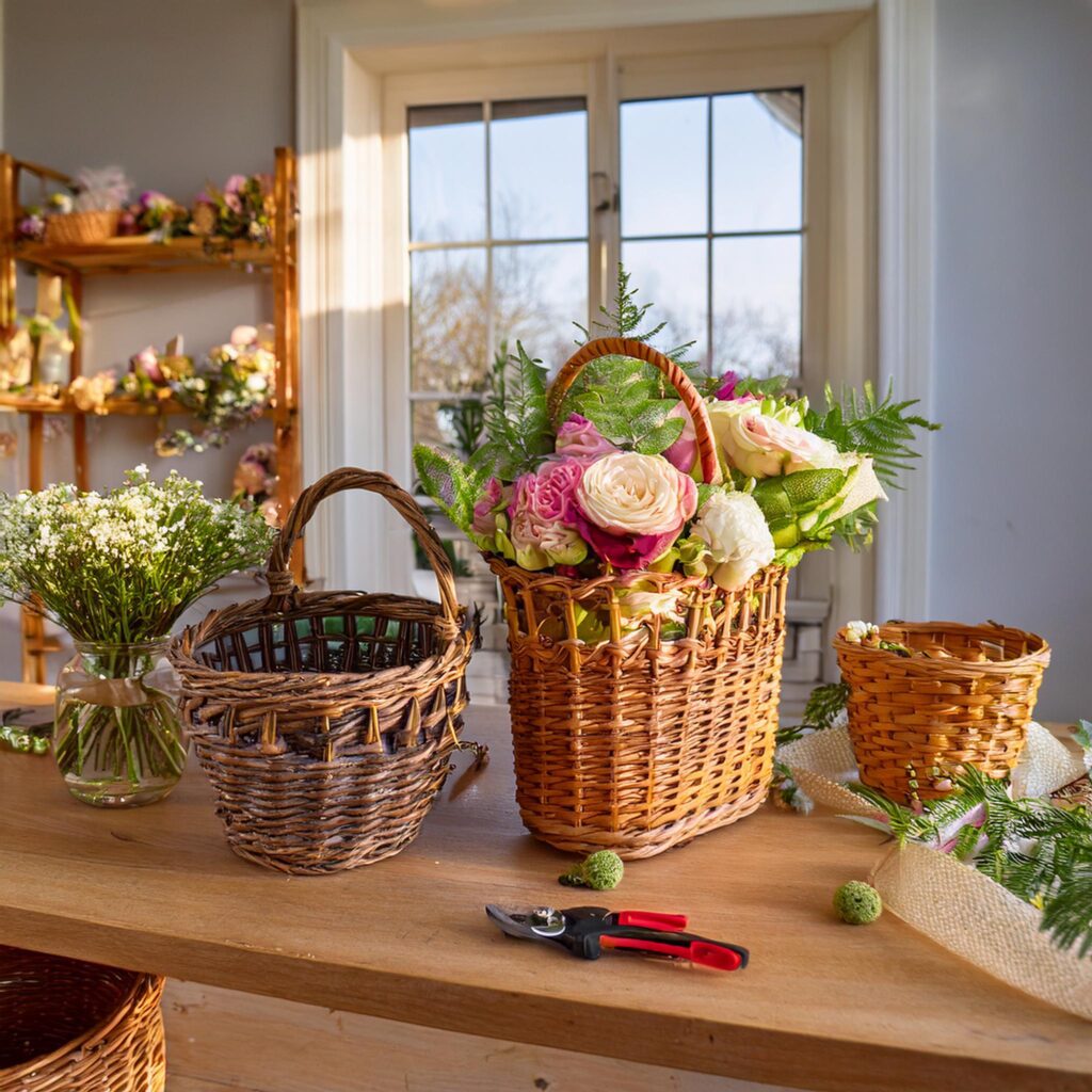 DIY Flower Baskets