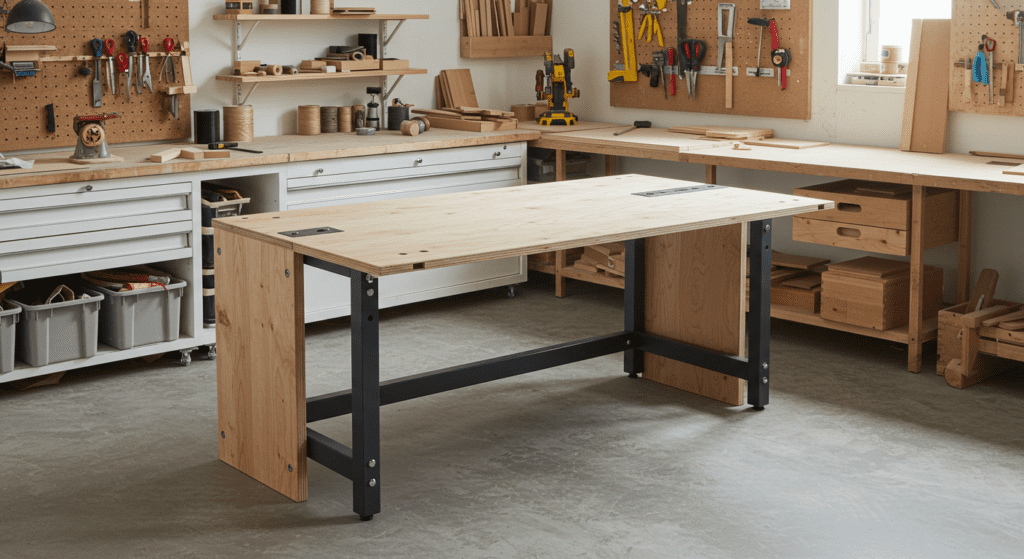 how to make Modern Desk Design and DIY Assembly Guide