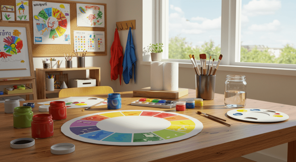 how to make Teaching Kids Colors with the Color Wheel