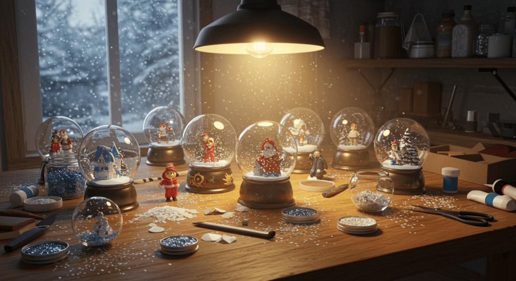 how to make The Magical World of Snow Globes