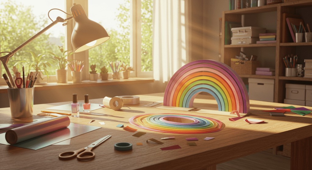 how to make Rainbow Paper