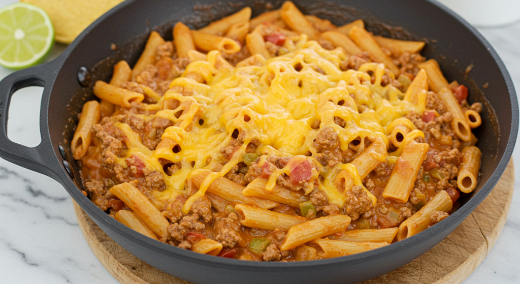 One-Pan Taco Pasta