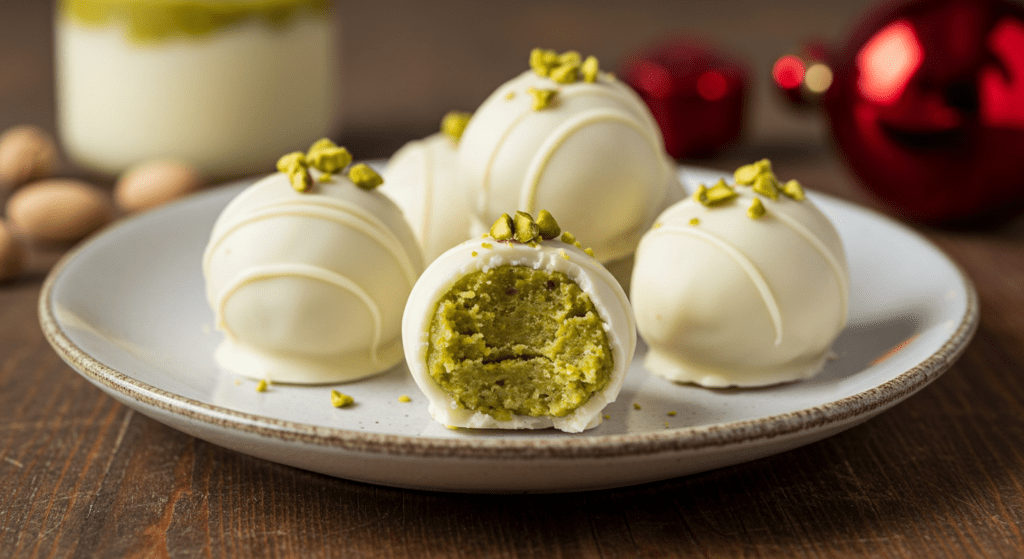 How to Make Delicious White Chocolate Pistachio Truffles