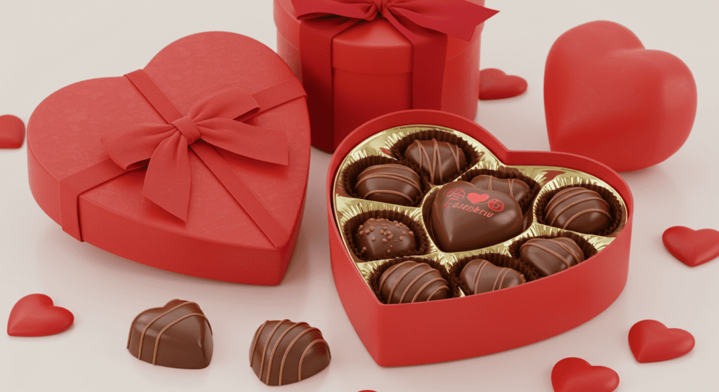 Chocolate Heart Boxes