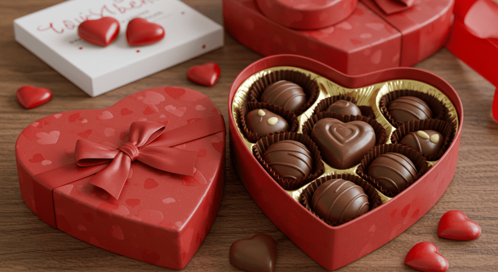 Chocolate Heart Boxes