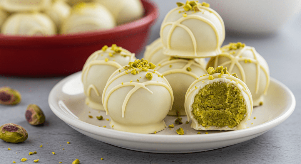 How to Make Delicious White Chocolate Pistachio Truffles