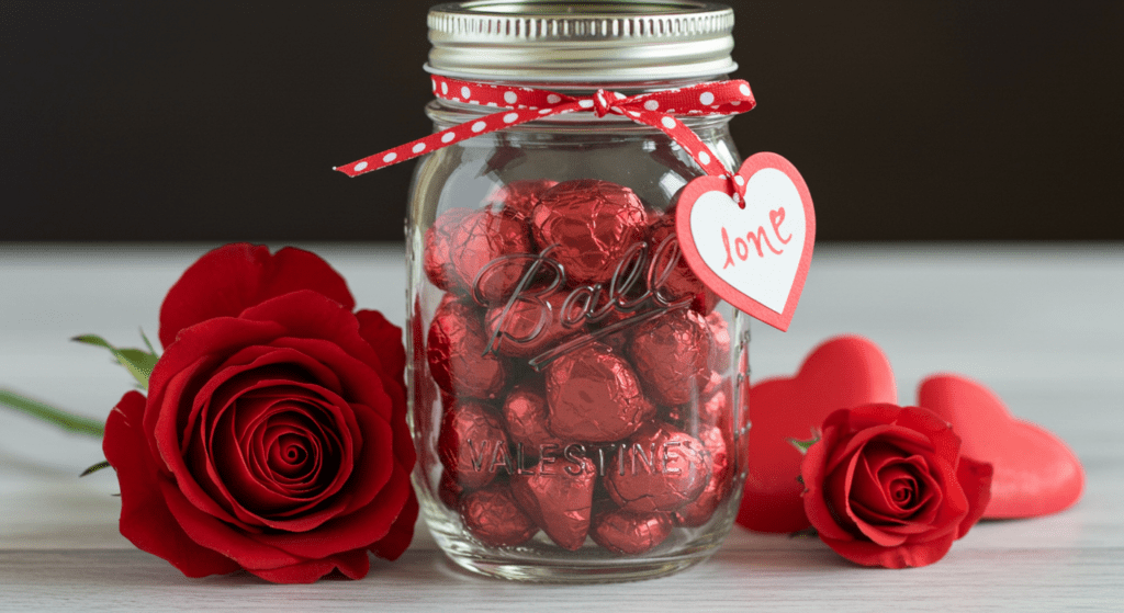 Mason Jar Valentine