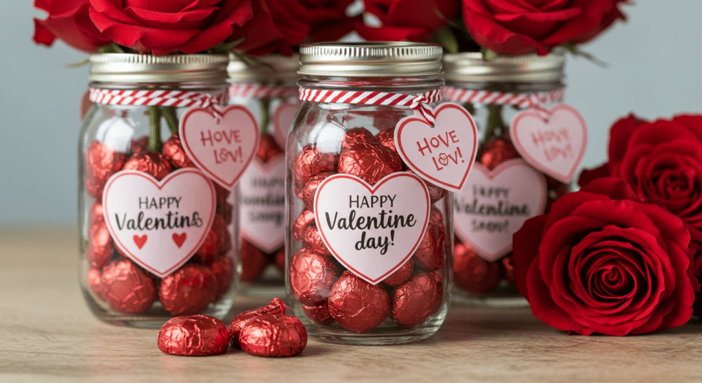 Mason Jar Valentine