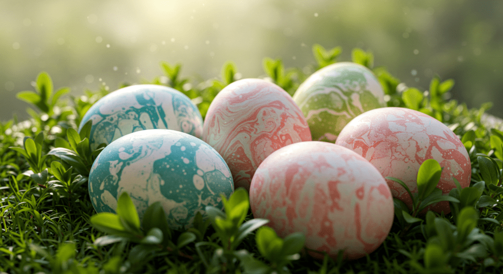 Marbled Easter Eggs