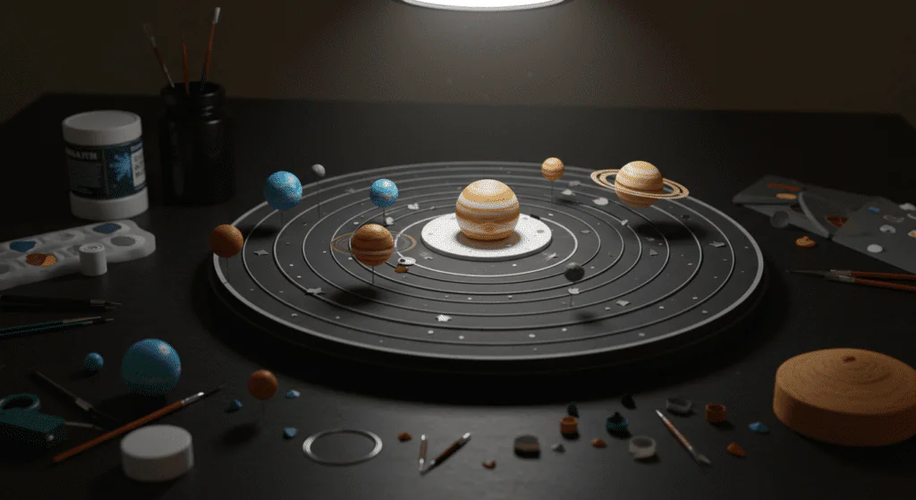 Crafting a DIY Solar System Model